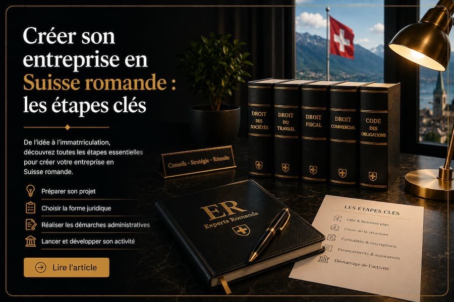 Créer son entreprise en Suisse romande : les étapes clés