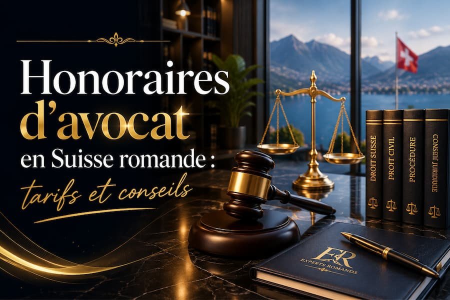 Honoraires d&rsquo;avocat en Suisse romande : tarifs et conseils