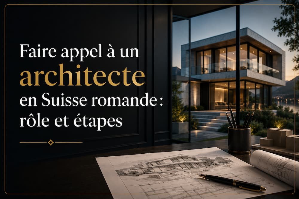 Faire appel à un architecte en Suisse romande : rôle et étapes