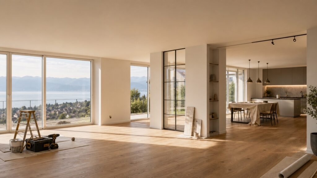 Devis de rénovation en Suisse romande : comparer les offres sans mauvaise surprise 5 Projet de rénovation intérieure en Suisse romande