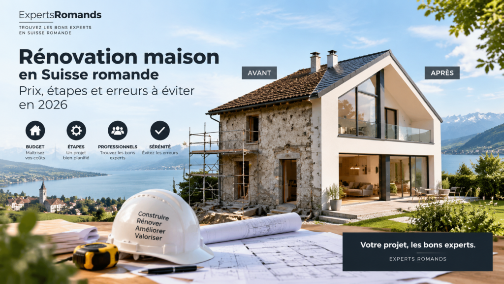 Rénovation d’une maison en Suisse romande